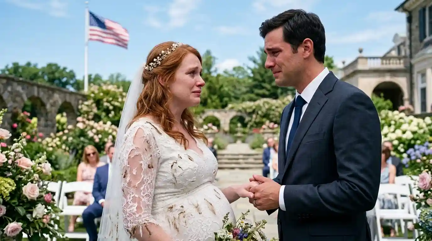 She Cut Her Wedding Dress Before The Secret Came Out
