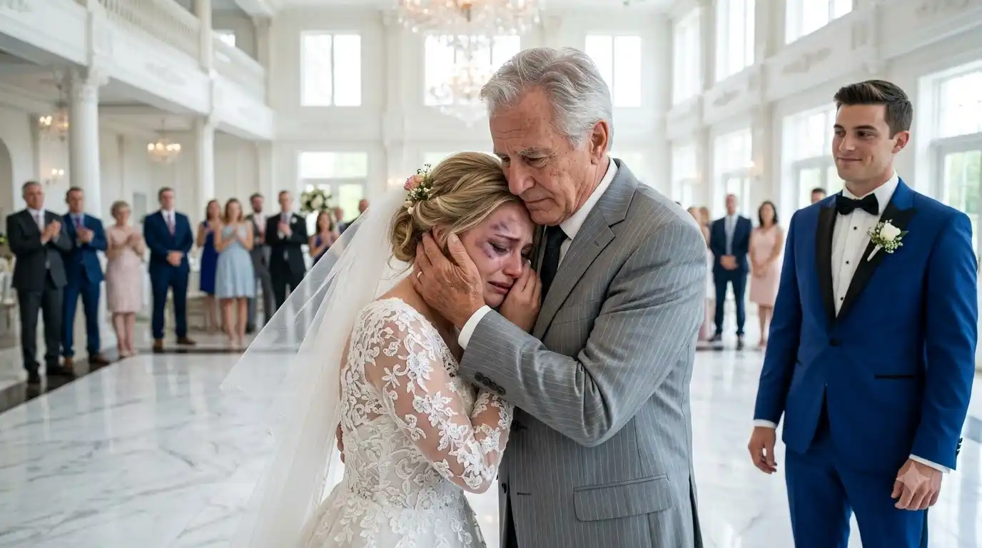 A Father Sees His Daughter's Bruises At Her Wedding - Viral Story